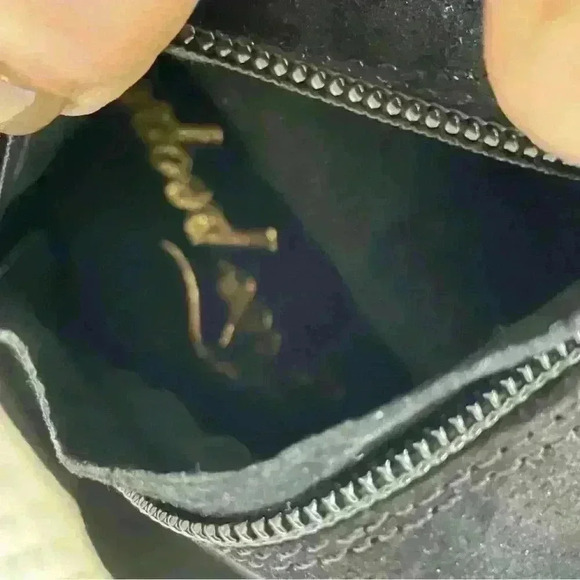 Free People Banks Black Over the Knee Noots - New without Box sz 37.5 - Picture 8 of 12